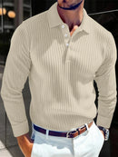 Camisa Polo Manga Longa Social