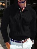 Camisa Polo Manga Longa Social