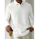 Camisa Polo Manga Longa Casual
