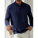 Camisa Polo Manga Longa Casual