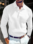 Camisa Polo Manga Longa Social
