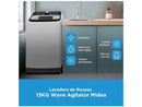 Lavadora de Roupas Midea - 13kg Cesto Inox - 220V