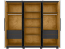 Araplac Braga - Guarda-roupa de Casal com Espelho - 6 Portas 4 Gavetas
